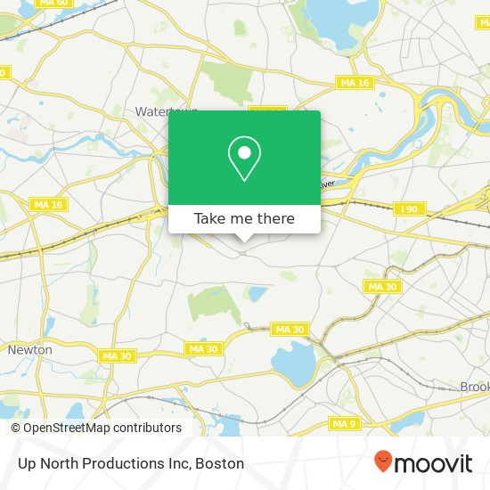 Mapa de Up North Productions Inc