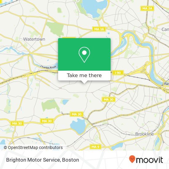 Mapa de Brighton Motor Service