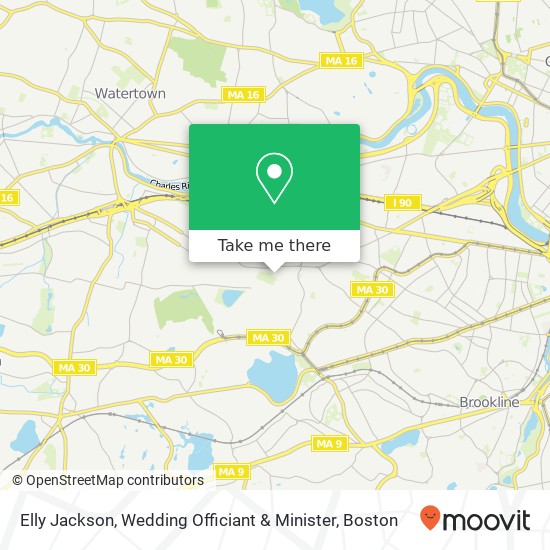 Elly Jackson, Wedding Officiant & Minister map