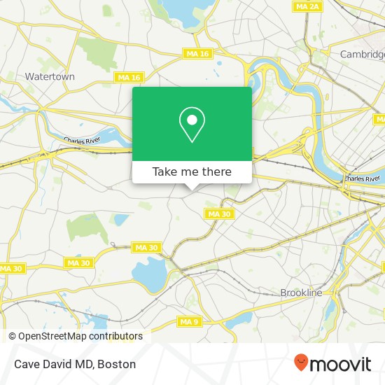 Cave David MD map