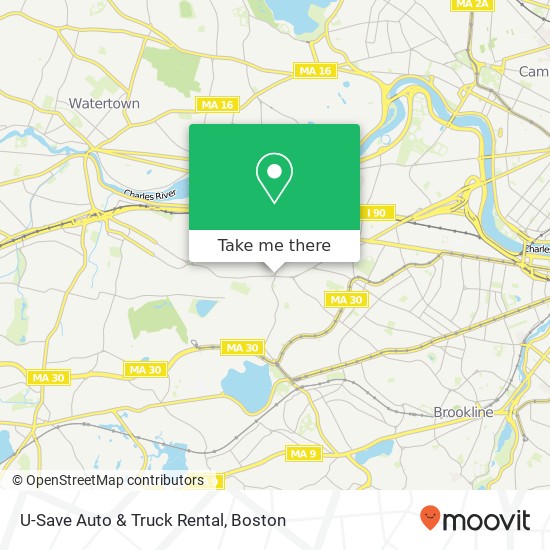 Mapa de U-Save Auto & Truck Rental