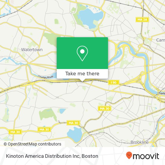 Mapa de Kinoton America Distribution Inc