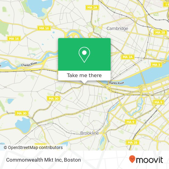 Commonwealth Mkt Inc map