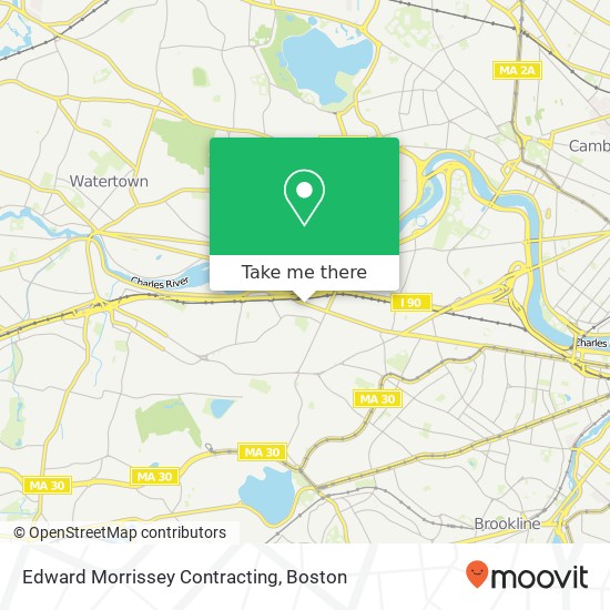 Edward Morrissey Contracting map