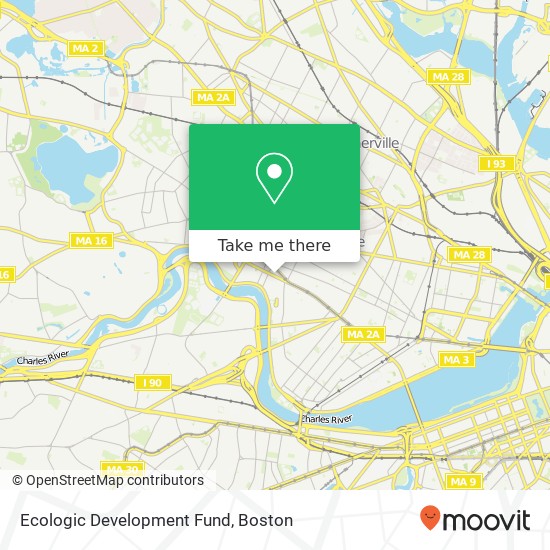 Ecologic Development Fund map