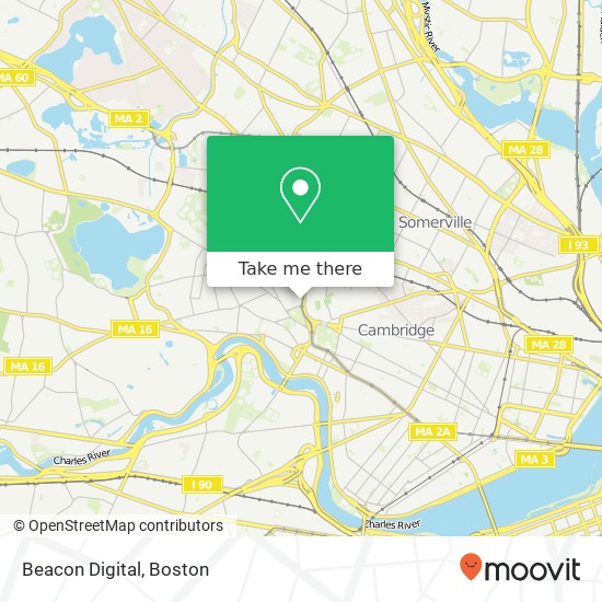 Beacon Digital map