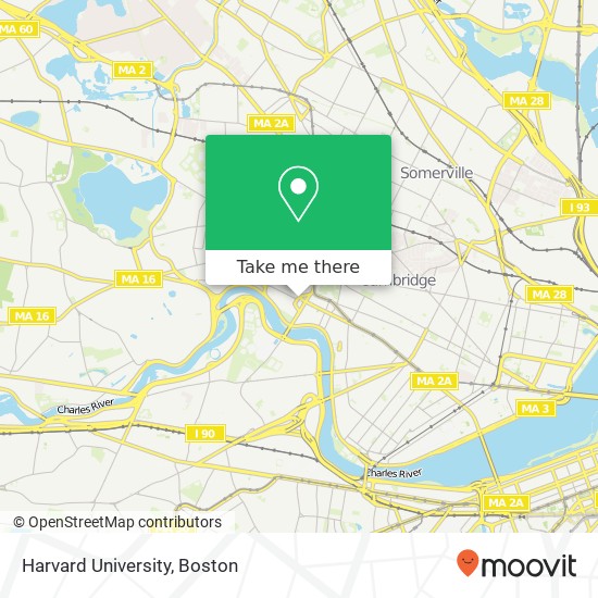 Harvard University map