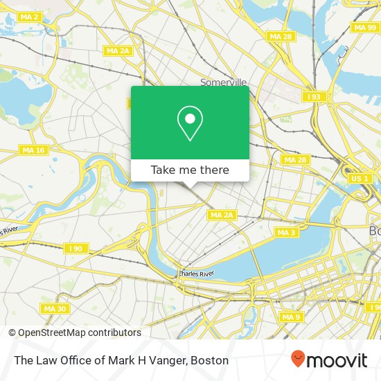 The Law Office of Mark H Vanger map