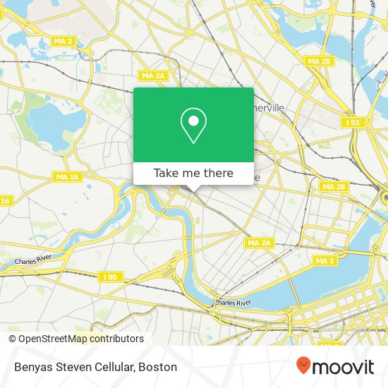 Mapa de Benyas Steven Cellular