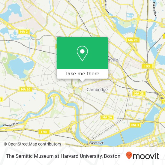 Mapa de The Semitic Museum at Harvard University