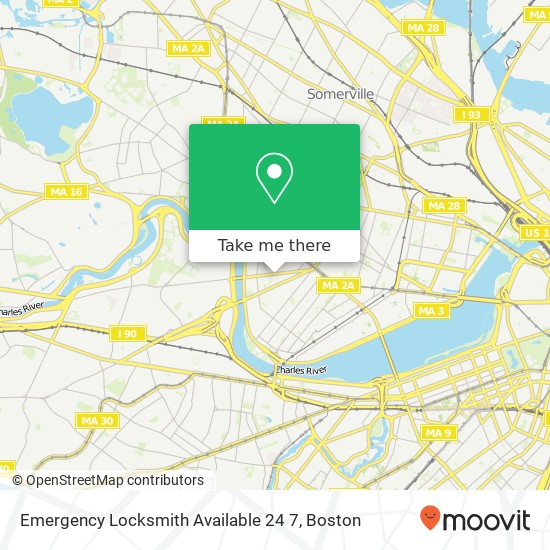 Emergency Locksmith Available 24 7 map