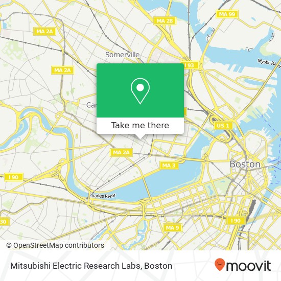 Mitsubishi Electric Research Labs map