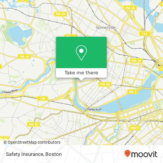 Safety Insurance map