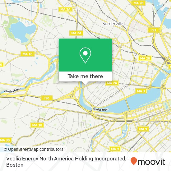 Mapa de Veolia Energy North America Holding Incorporated