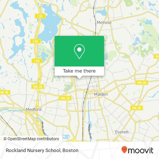 Rockland Nursery School map