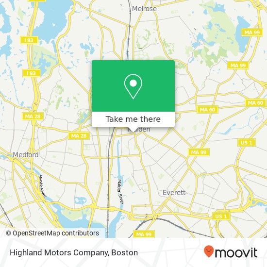 Mapa de Highland Motors Company