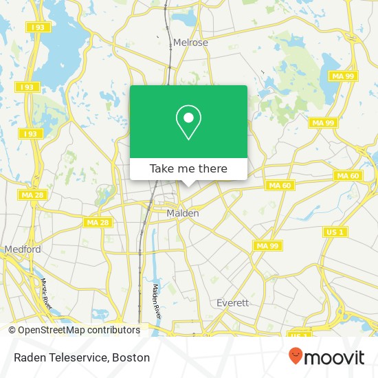 Raden Teleservice map