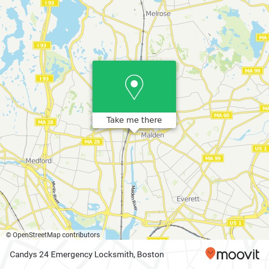 Mapa de Candys 24 Emergency Locksmith