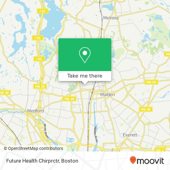 Future Health Chirprctr map