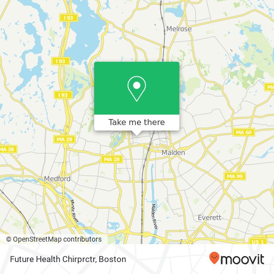 Mapa de Future Health Chirprctr