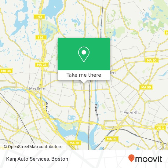 Kanj Auto Services map