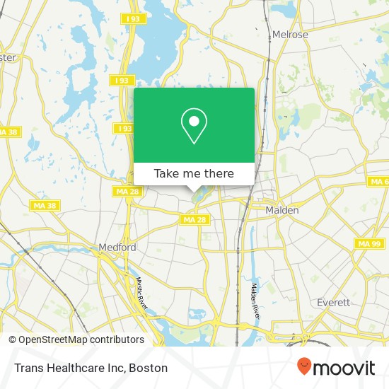 Trans Healthcare Inc map