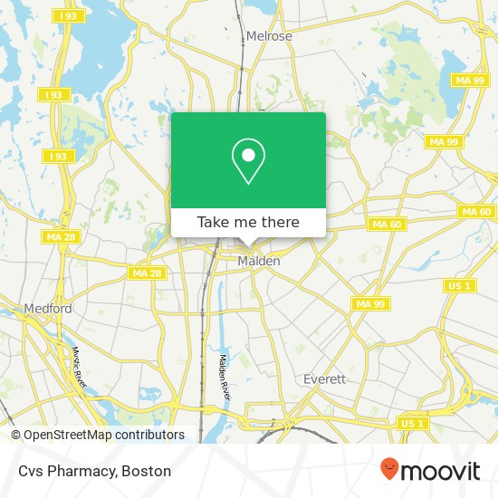 Mapa de Cvs Pharmacy