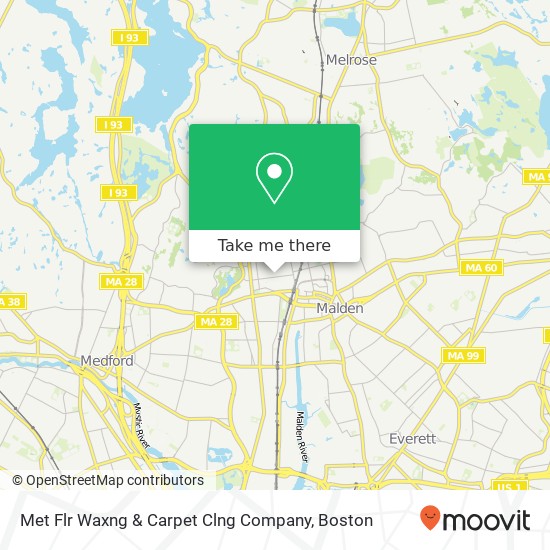 Met Flr Waxng & Carpet Clng Company map