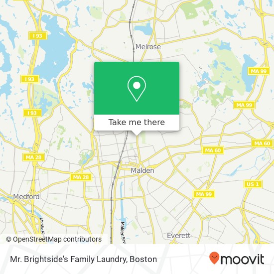 Mr. Brightside's Family Laundry map