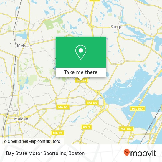 Bay State Motor Sports Inc map