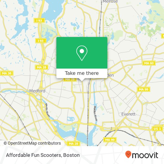 Mapa de Affordable Fun Scooters