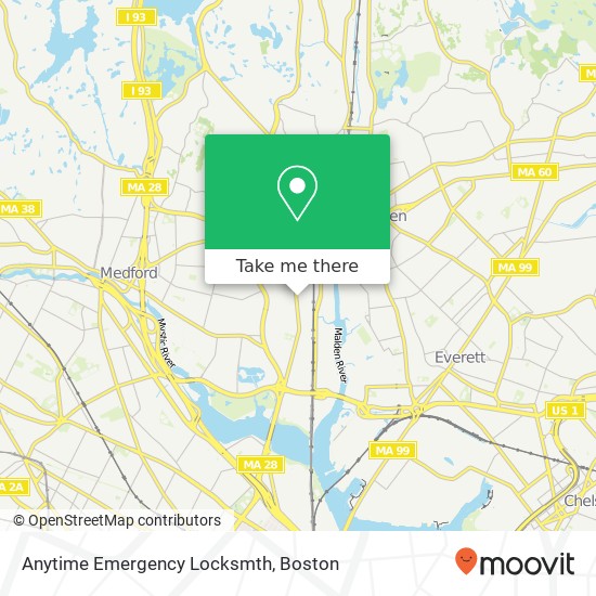 Mapa de Anytime Emergency Locksmth