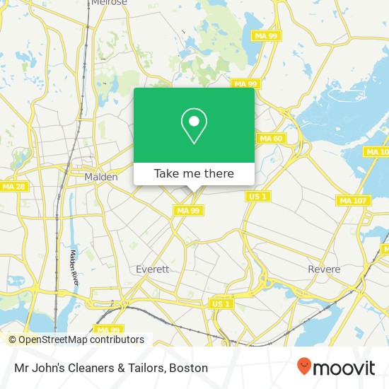 Mr John's Cleaners & Tailors map