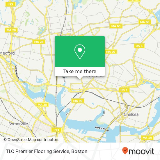Mapa de TLC Premier Flooring Service
