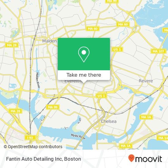Fantin Auto Detailing Inc map