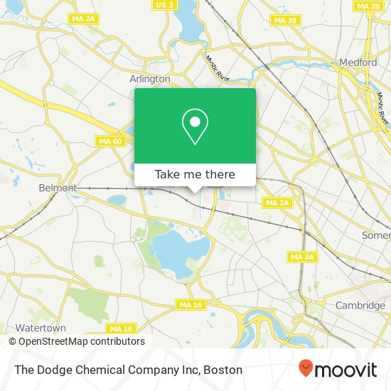 Mapa de The Dodge Chemical Company Inc