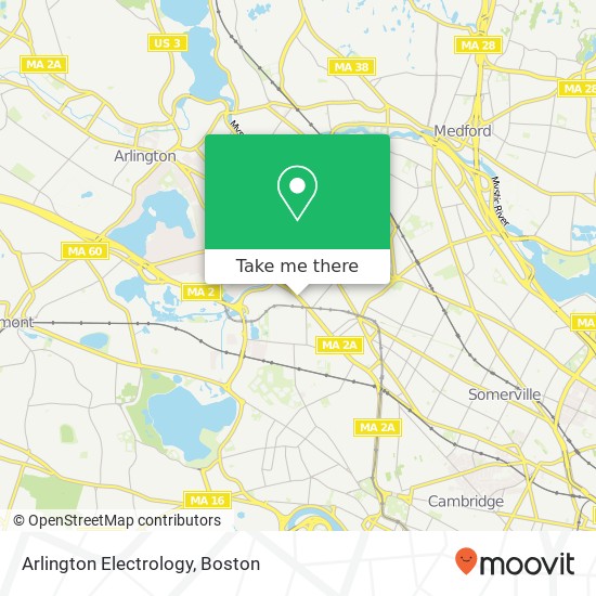 Arlington Electrology map