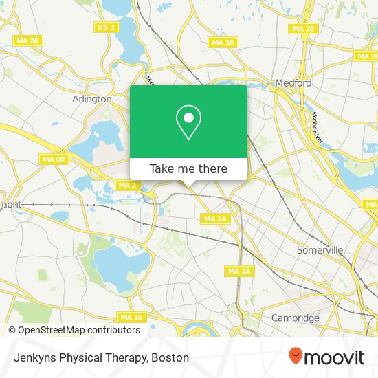 Mapa de Jenkyns Physical Therapy