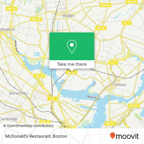 McDonald's Restaurant map