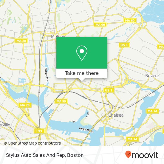 Mapa de Stylus Auto Sales And Rep