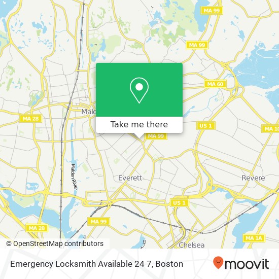 Emergency Locksmith Available 24 7 map