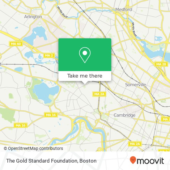 The Gold Standard Foundation map