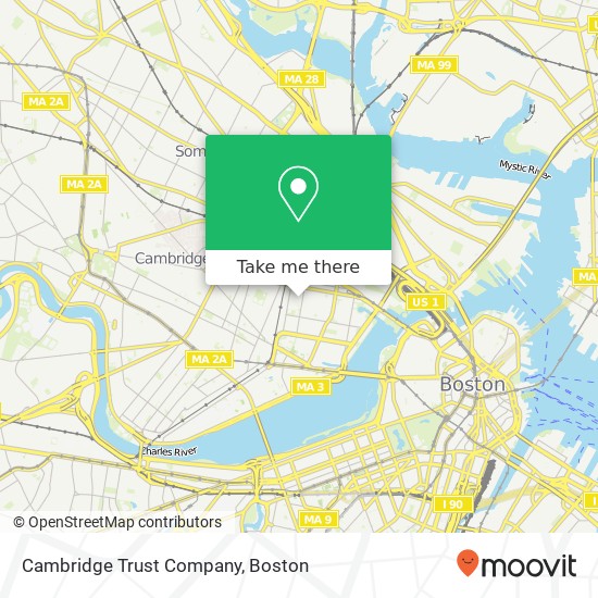 Cambridge Trust Company map