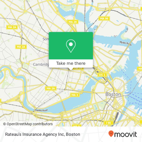 Rateau's Insurance Agency Inc map