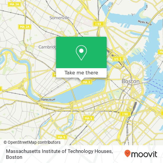 Massachusetts Institute of Technology Houses map