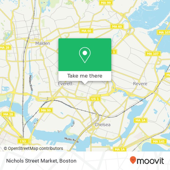 Nichols Street Market map