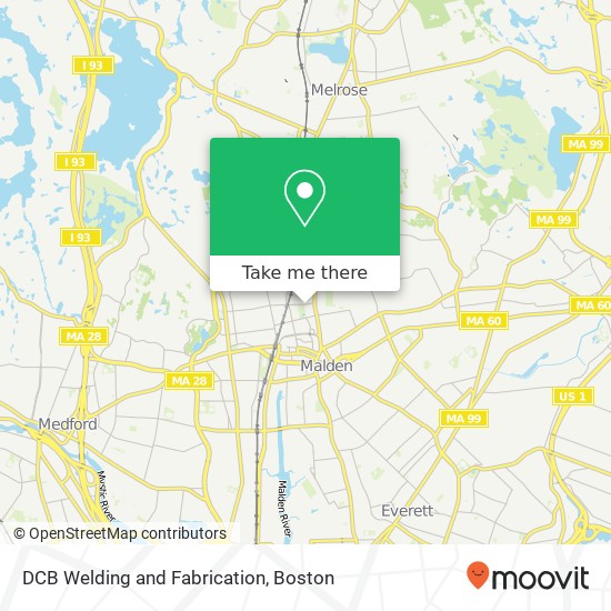 DCB Welding and Fabrication map