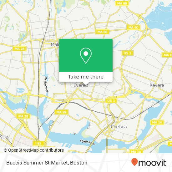 Buccis Summer St Market map