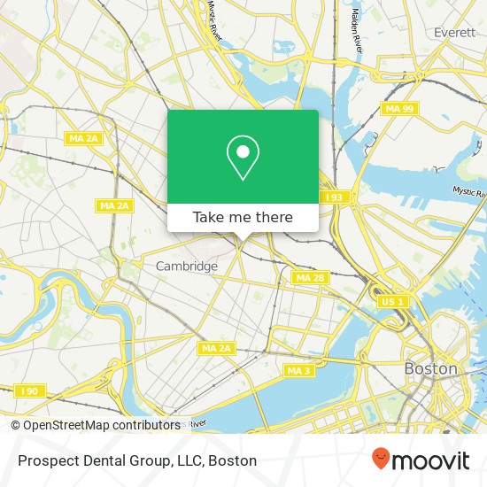 Prospect Dental Group, LLC map