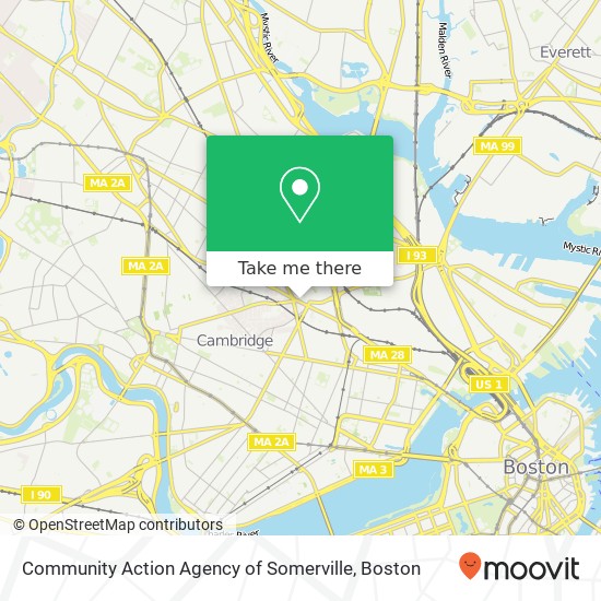 Mapa de Community Action Agency of Somerville